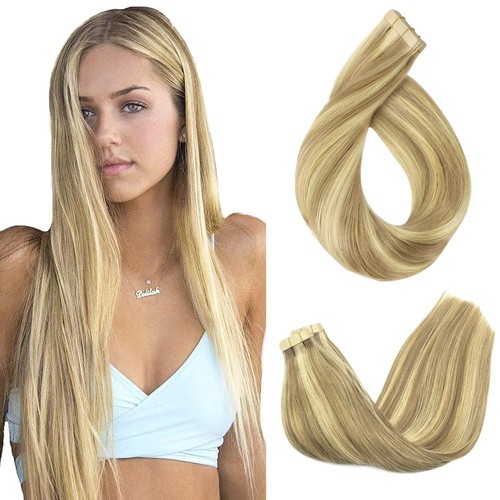 Tape hair extensions human - in,